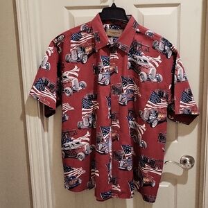 ClearWater men's short sleeve shirt, XXL, cardinal color